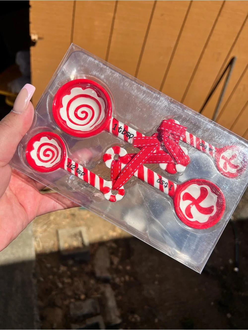 CANDY CANE MEASURING SPOONS